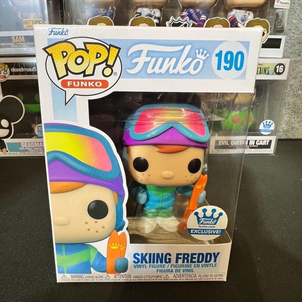 Funko Pop Skiing Freddy Funko 190 Funko.com Exclusive Vinyl Figure